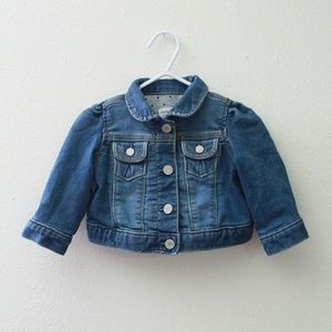 BB cat infant denim jackets